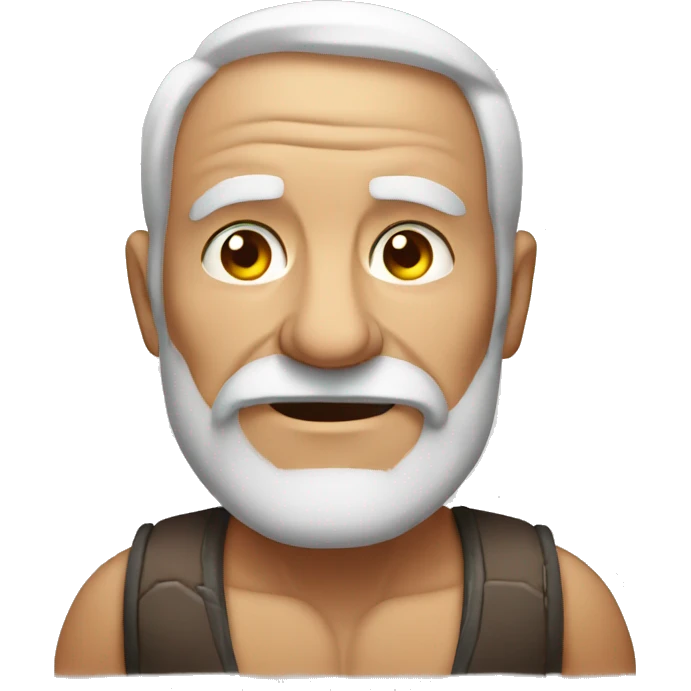 Buff old man emoji
