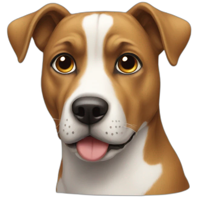 Chat sur chien emoji