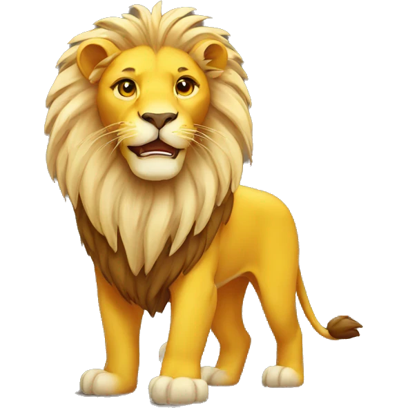 lion and sun emoji