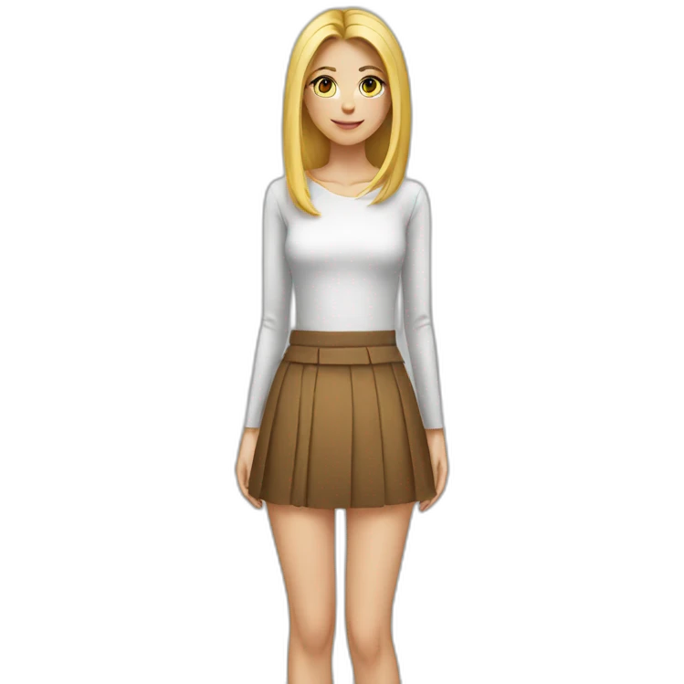 Short skirt emoji