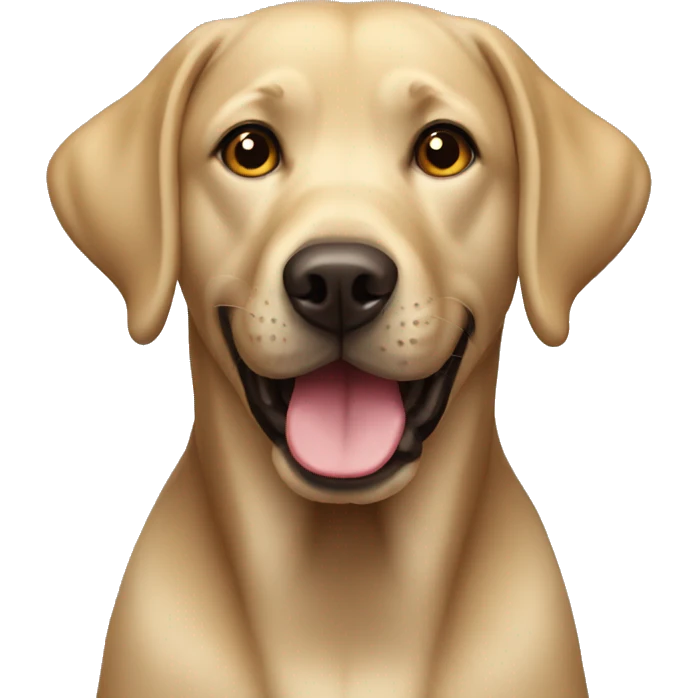 Female labrador funny emoji