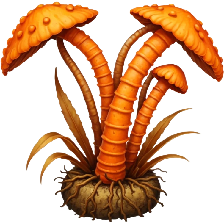 Mushroom (cordyceps) emoji