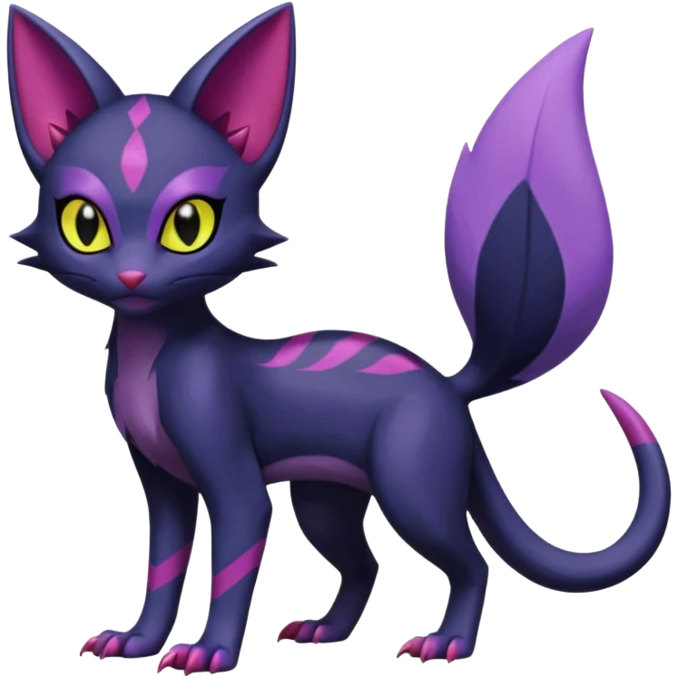 Sneasel-Purrloin-Fakémon-hybrid-creature (full body)  emoji