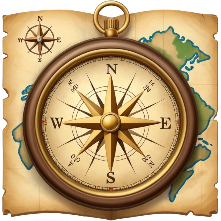 Map & compass emoji