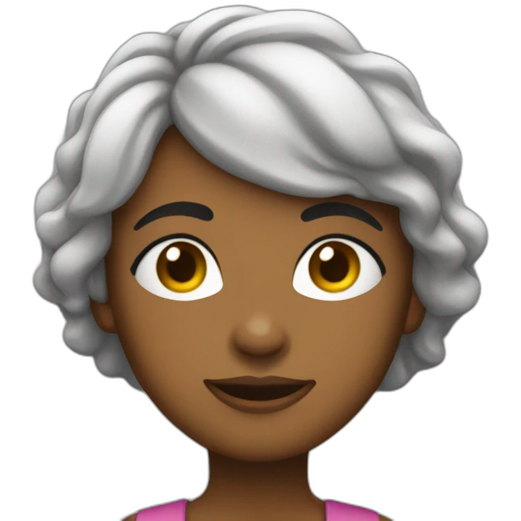 Mulher dizendo Oh não emoji
