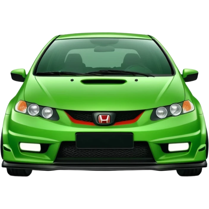 2004 Green Honda civic type r  emoji