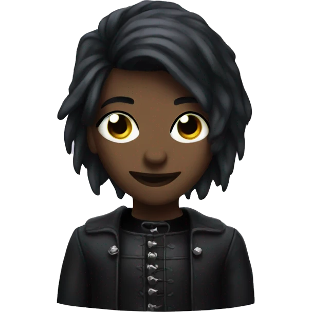 Goth Christmas emoji