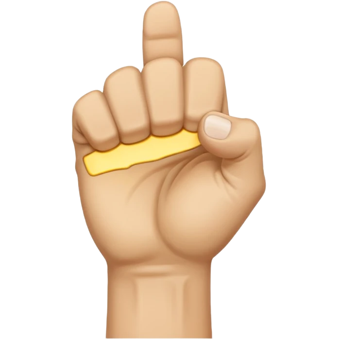 Elini yumruk yapaın emoji