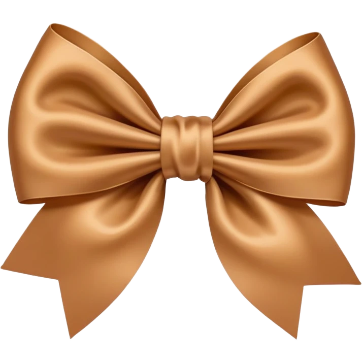 Light Brown bow  emoji