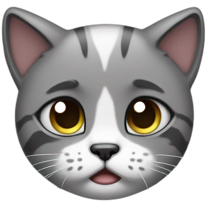Sad crying sobbing weeping feline cat emoji