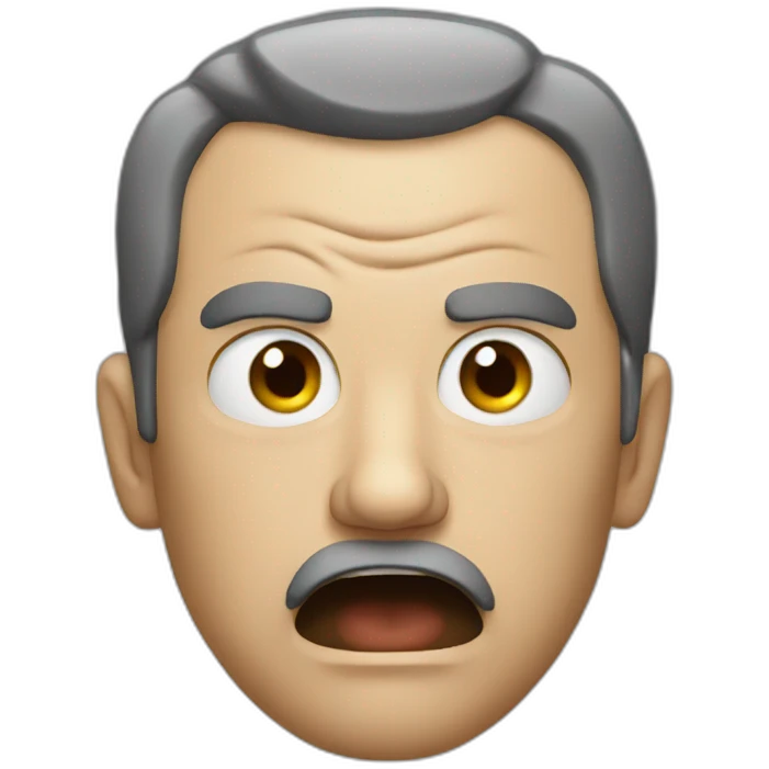 an angry man emoji
