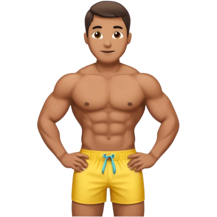 Naked man whit big dick emoji