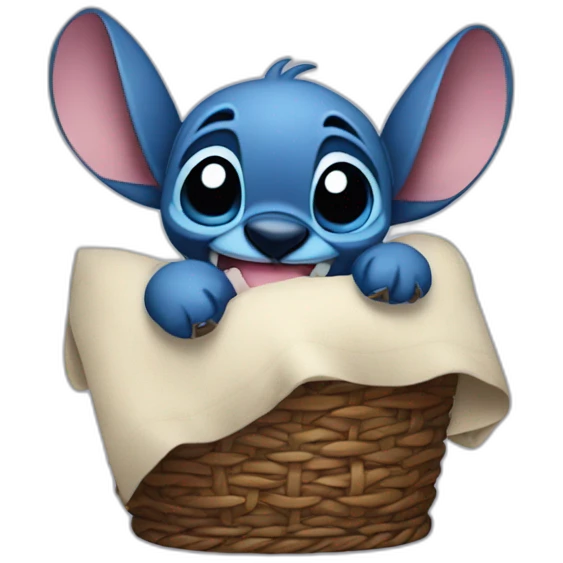 Stitch qui dort emoji
