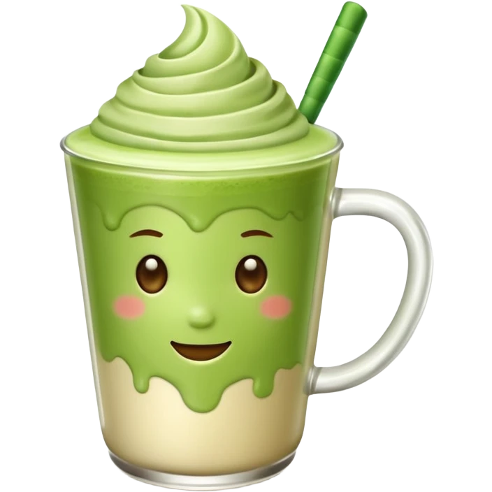 Make a matcha latte  emoji