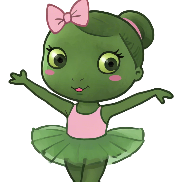 Preppy slay cute girly ballerina and пуанты  emoji