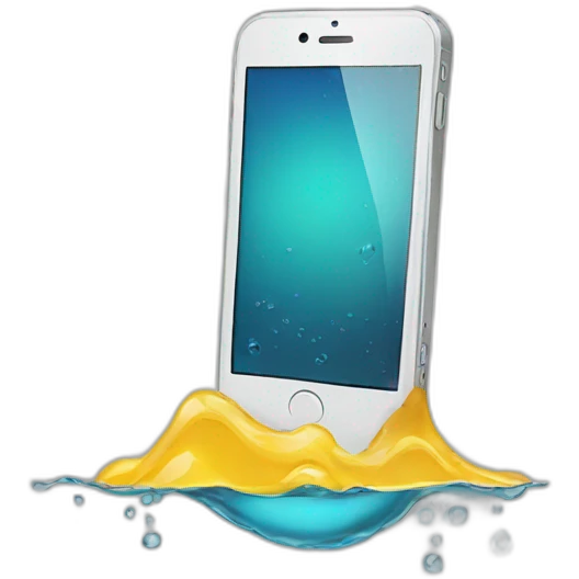 water damage phone emoji