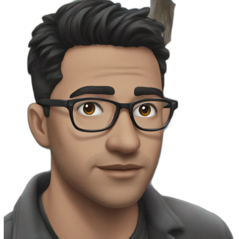 cool dude outdoors smiling emoji