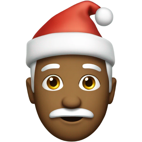 Christmas Santa party emoji