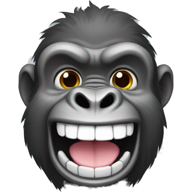 happy gorilla emoji