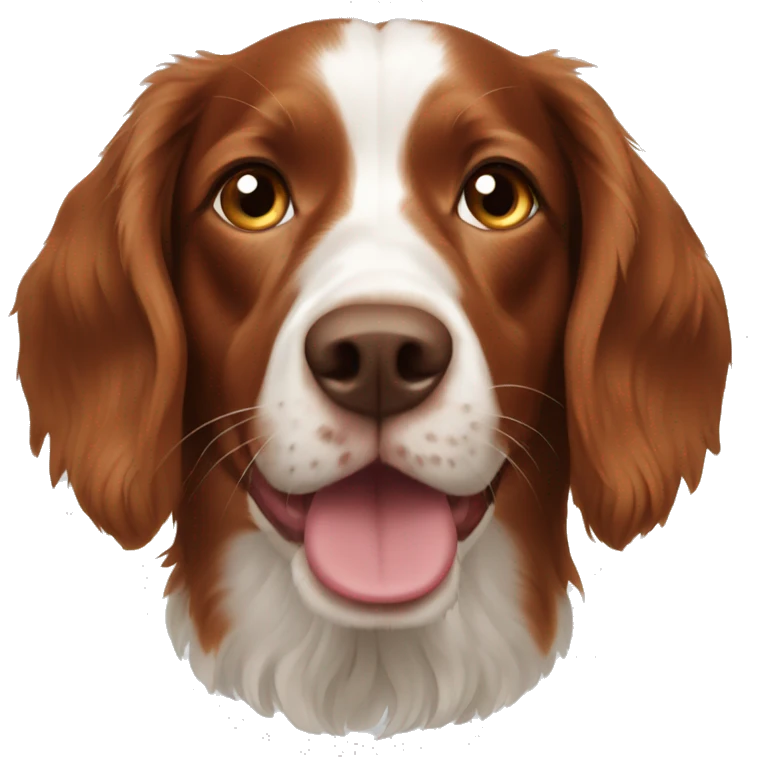 Old Brittany spaniel emoji
