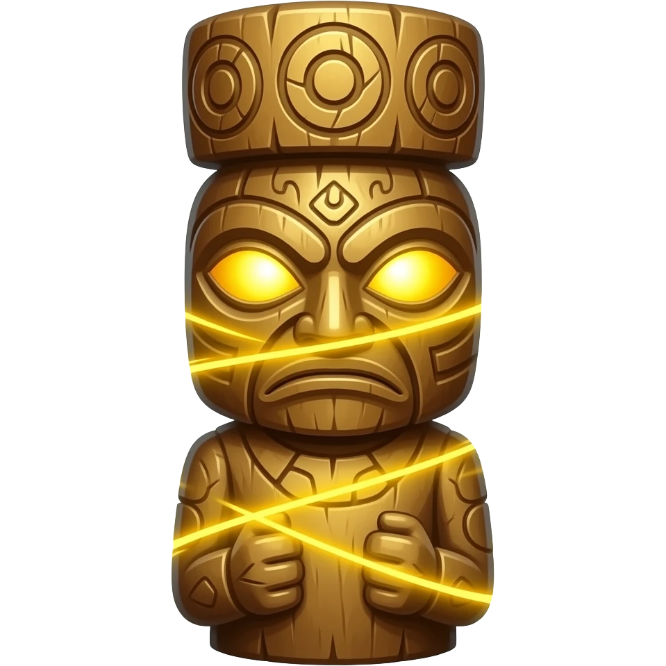 golden totem magic emoji