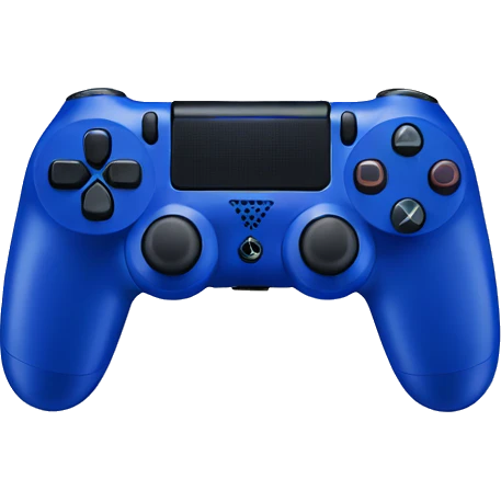 Blue ps4 control  emoji