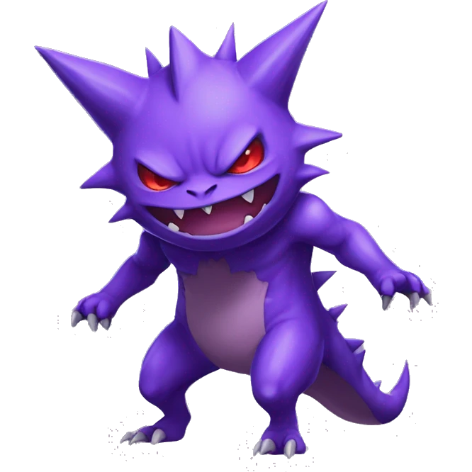  Gengar-Sableye-Genesect Full body emoji