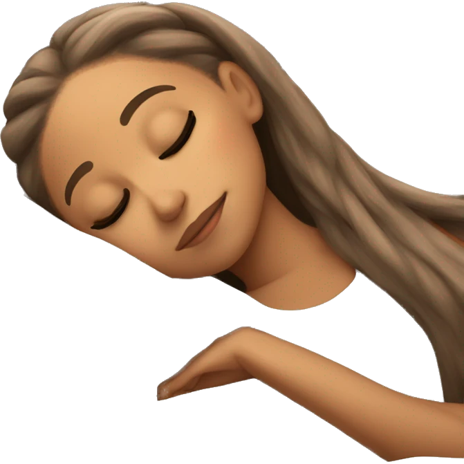 Ariana Grande sleeping emoji