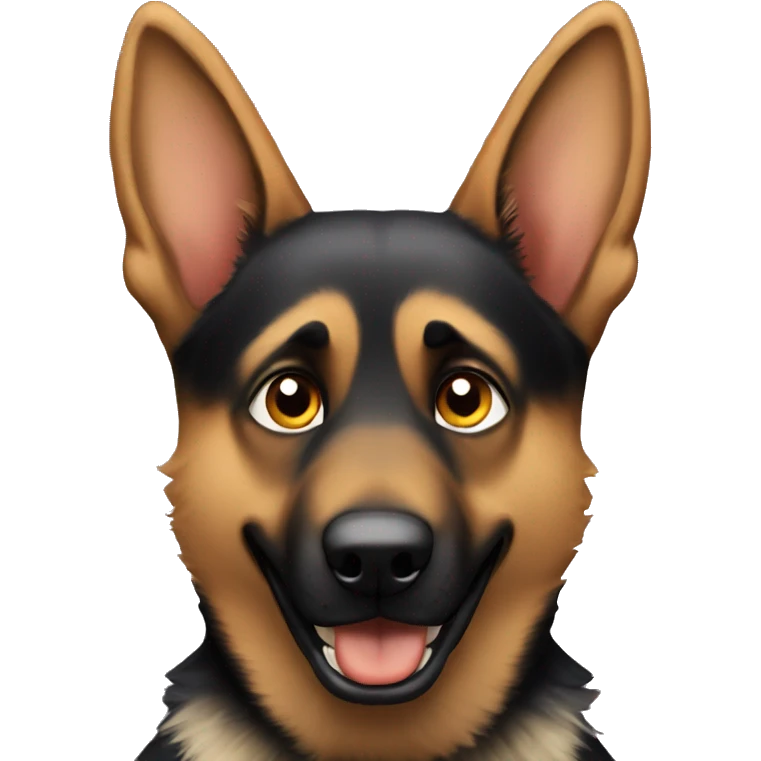 Mad German shepherd emoji