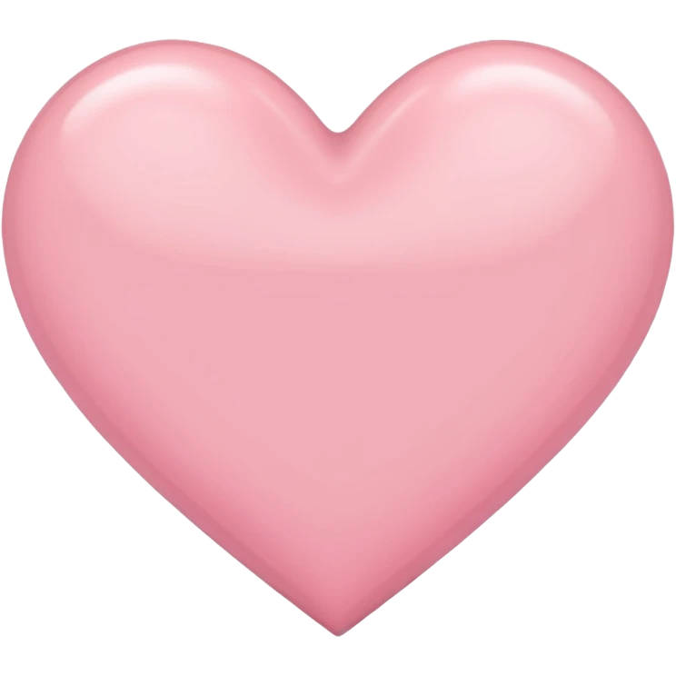 aesthetic light pink heart emoji