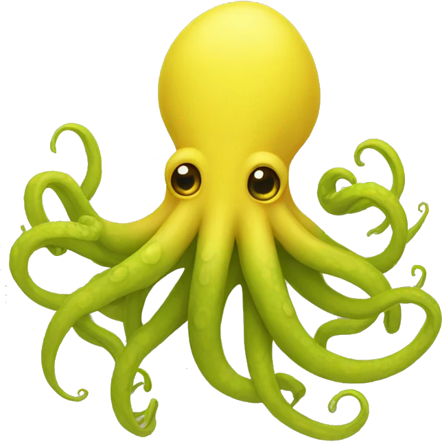 tentacules jaunes emoji