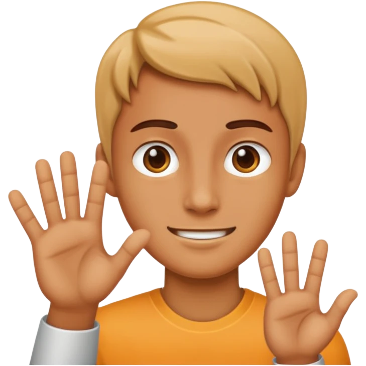 Un humain qui dit OK emoji