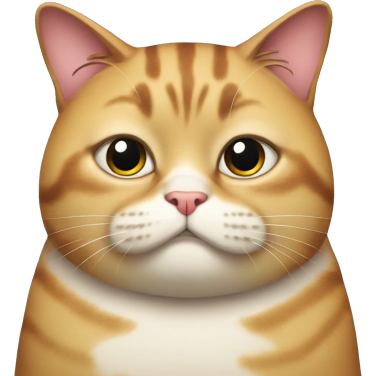 Fat cat emoji