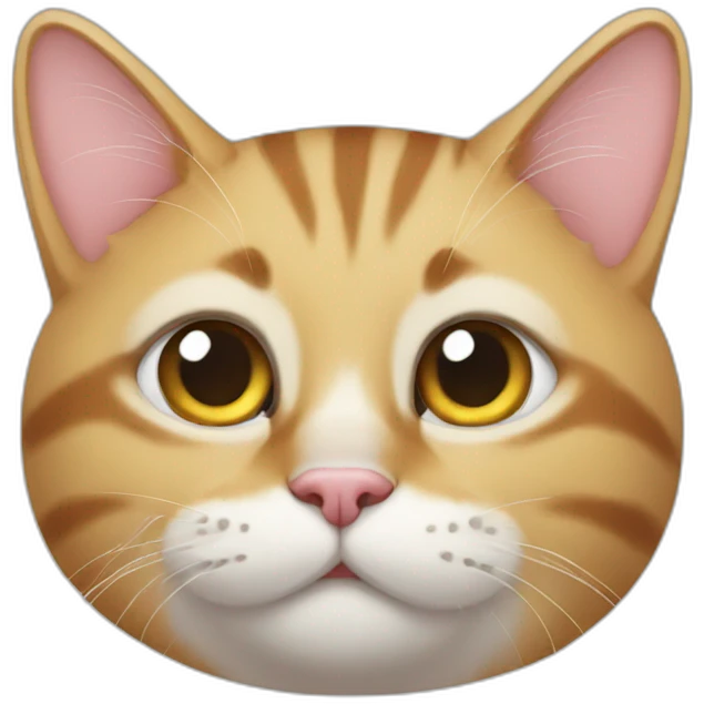 cat chilling emoji