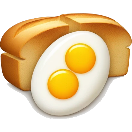 egg and bread emoji