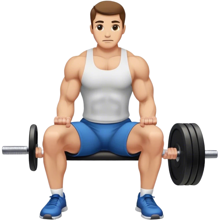 man weighted wrist curl emoji