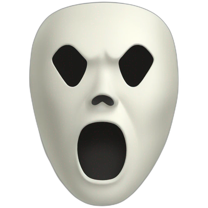 Mask Movi Scream emoji