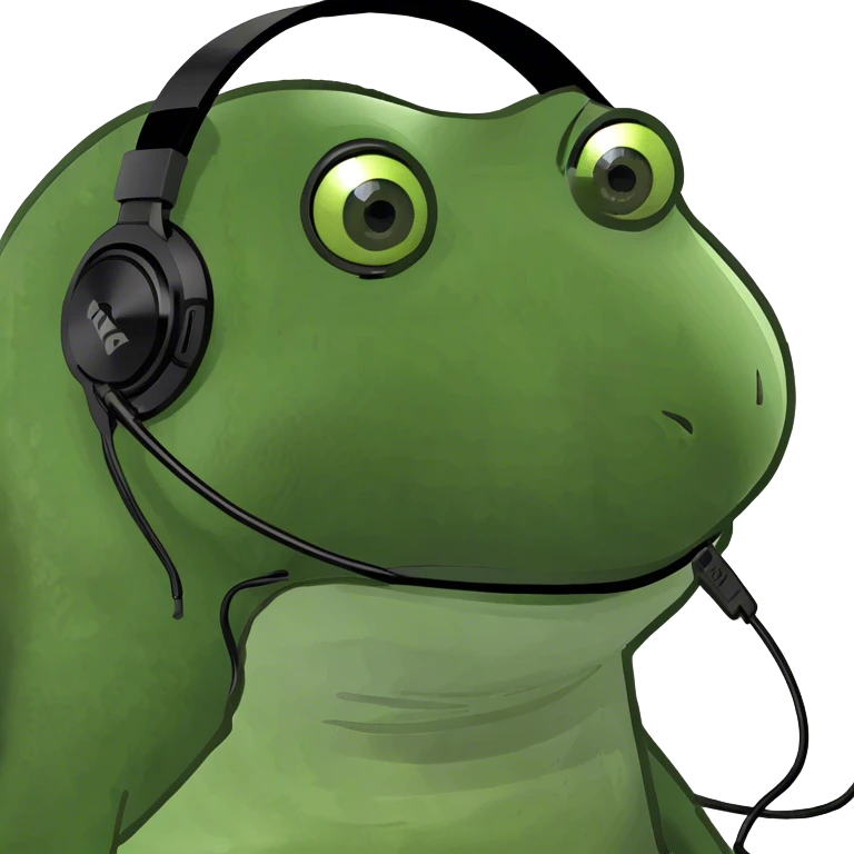 wearing an RGB gaming headset emoji