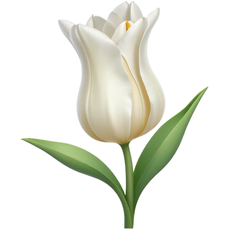 White tulip emoji