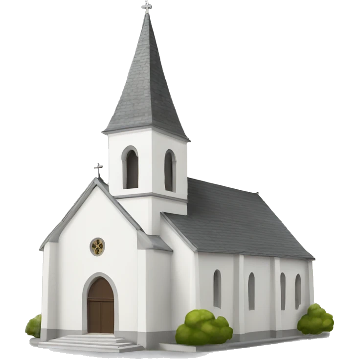 Église blanche emoji
