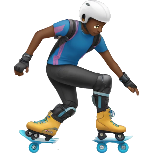 Person rollerblading emoji