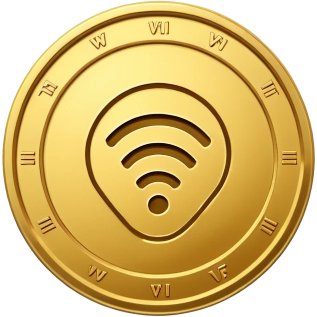 wifi money coin  emoji