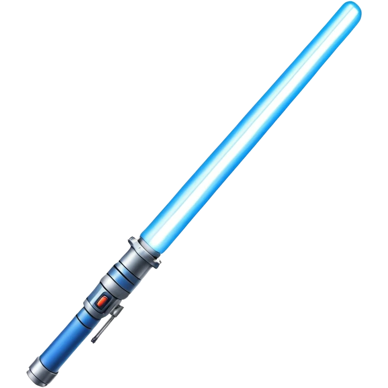 Blue light saber emoji