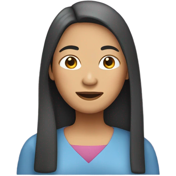 54 years old, straight hair Filipina  emoji
