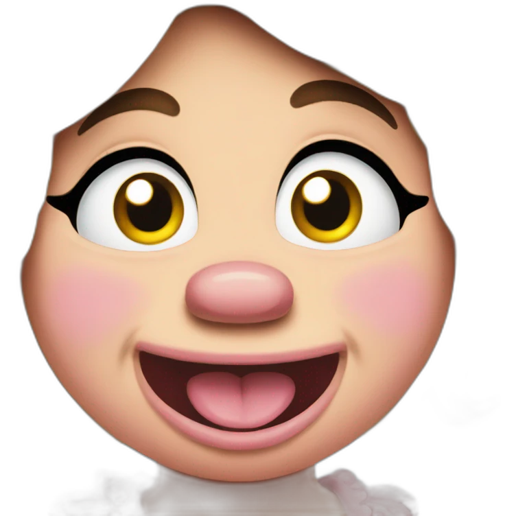 Miss Piggy crying emoji