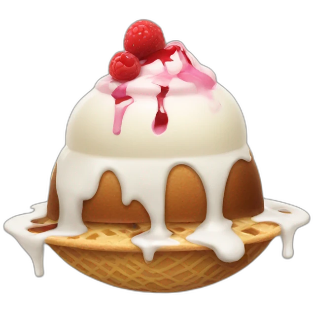 ice cream accident emoji