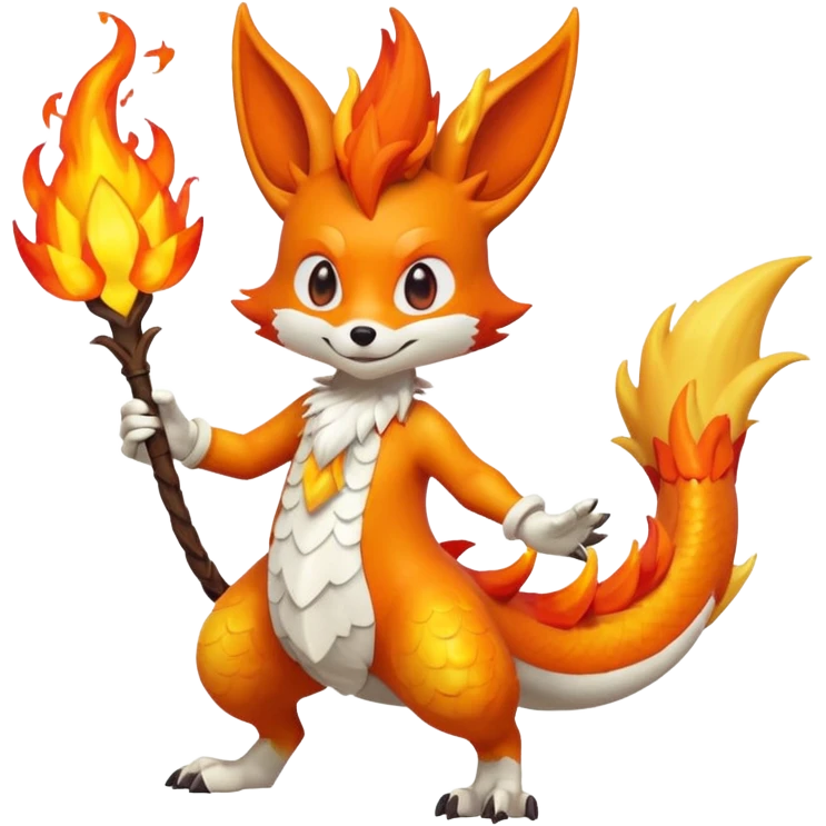 Braixen-dragon-fusion emoji