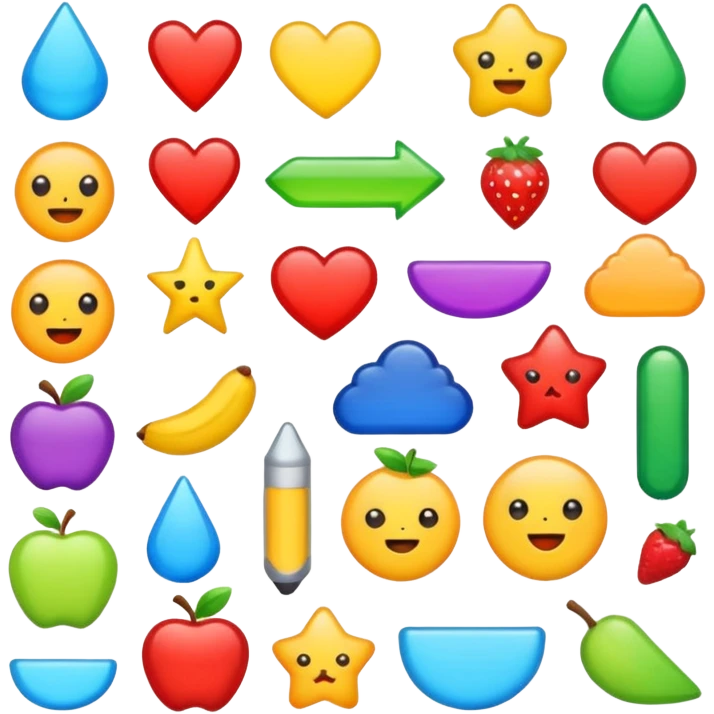 Schöne sticker emoji