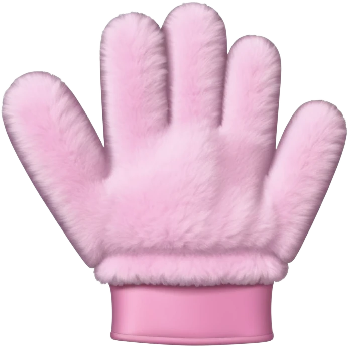 Pastel pink shower glove  emoji
