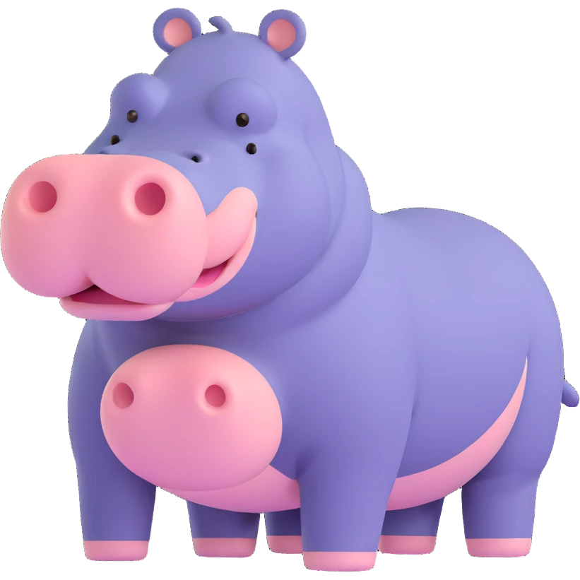 Hippo emoji